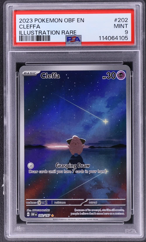 2023 Pokemon Obf En-Obsidian Flames #202 Cleffa Illustration Rare
