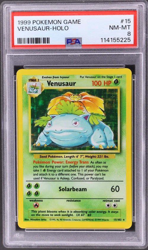 1999 Pokemon Game #15 Venusaur-Holo