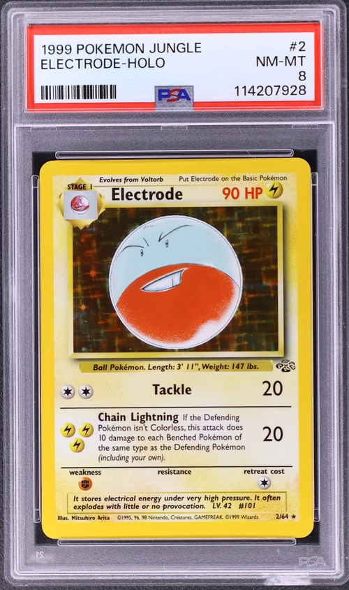 1999 Pokemon Jungle #2 Electrode-Holo