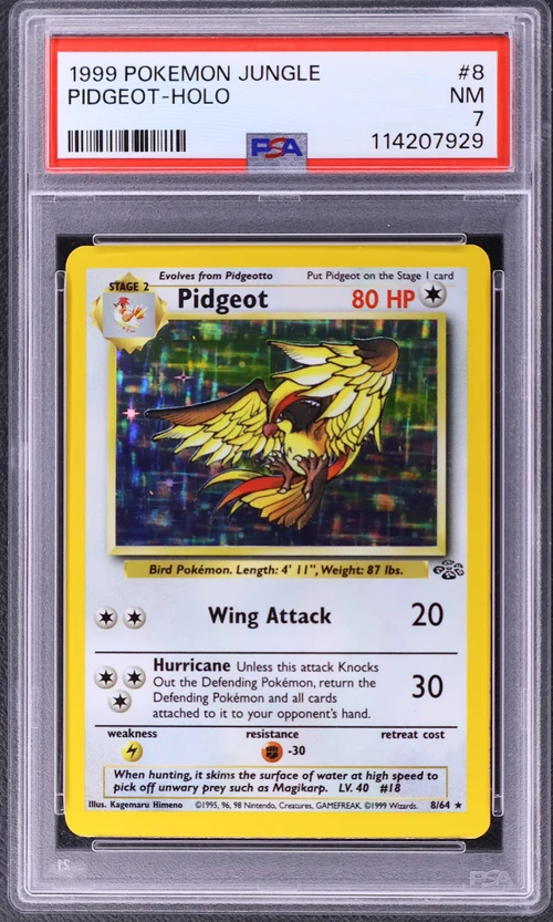 1999 Pokemon Jungle #8 Pidgeot-Holo