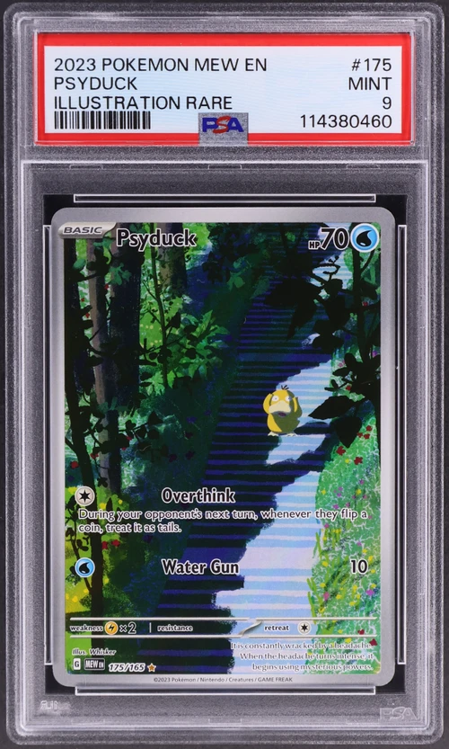 2023 Pokemon Mew En-151 #175 Psyduck Illustration Rare