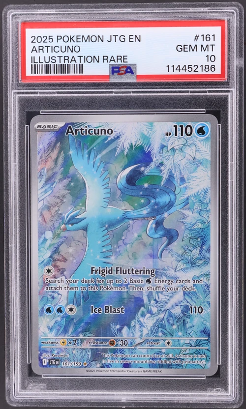 2025 Pokemon Jtg En-Journey Together #161 Articuno Illustration Rare