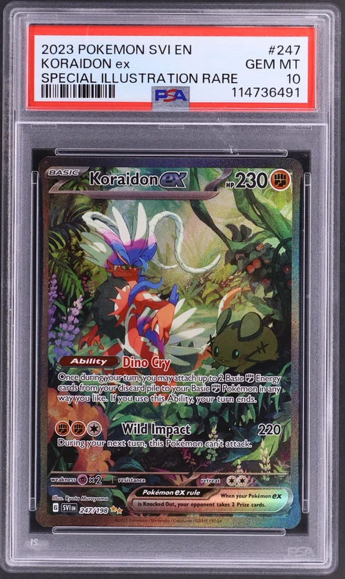 2023 Pokemon Svi En-Scarlet & Violet #247 Koraidon Ex Special Illustration Rare