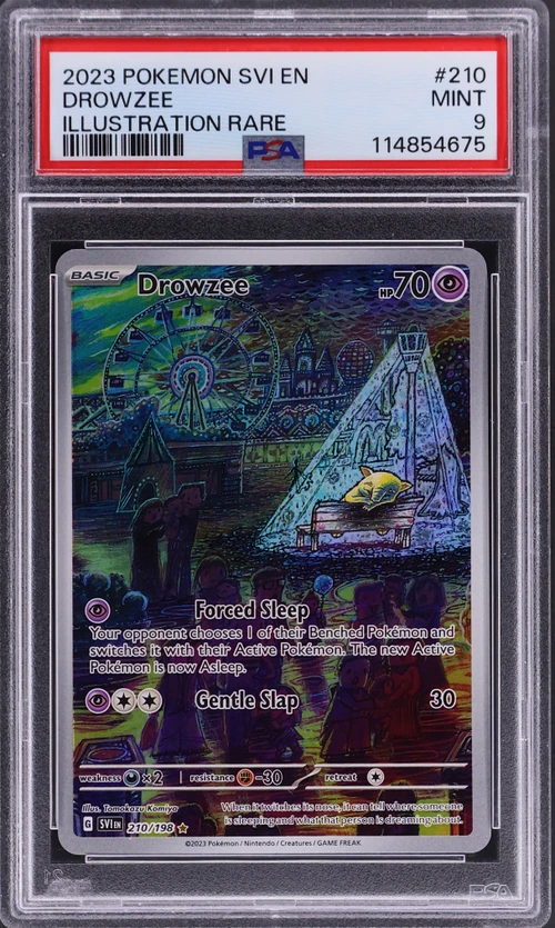 2023 Pokemon Svi En-Scarlet & Violet #210 Drowzee Illustration Rare