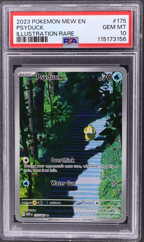 2023 Pokemon Mew En-151 #175 Psyduck Illustration Rare