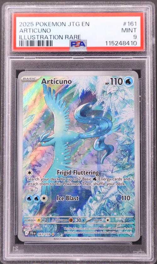 2025 Pokemon Jtg En-Journey Together #161 Articuno Illustration Rare