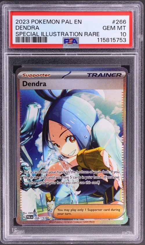 2023 Pokemon Pal En-Paldea Evolved #266 Dendra Special Illustration Rare