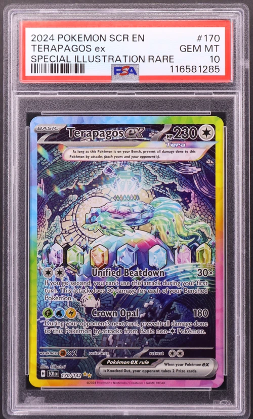 2024 Pokemon Scr En-Stellar Crown #170 Terapagos Ex Special Illustration Rare