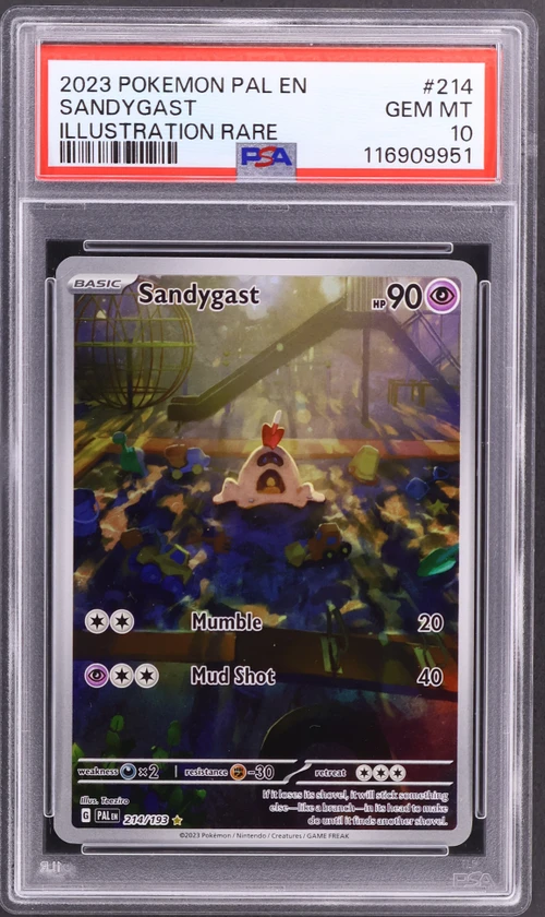 2023 Pokemon Pal En-Paldea Evolved #214 Sandygast Illustration Rare