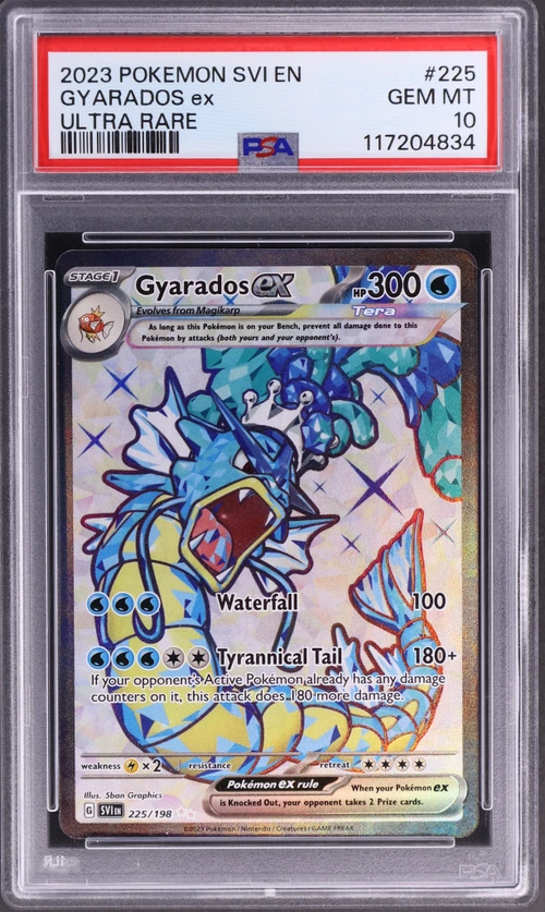 2023 Pokemon Svi En-Scarlet & Violet #225 Gyarados Ex Ultra Rare