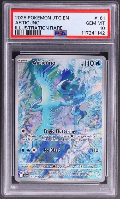 2025 Pokemon Jtg En-Journey Together #161 Articuno Illustration Rare