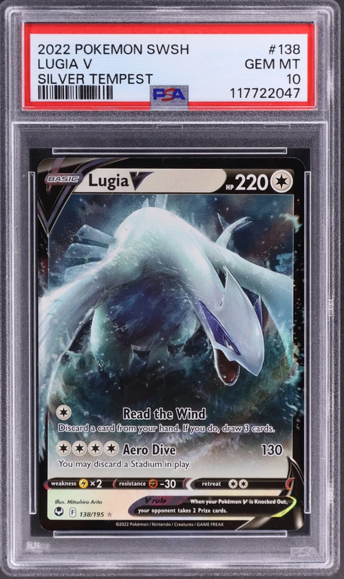 2022 Pokemon Sword & Shield Silver Tempest #138 Lugia V
