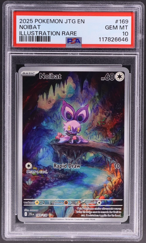 2025 Pokemon Jtg En-Journey Together #169 Noibat Illustration Rare