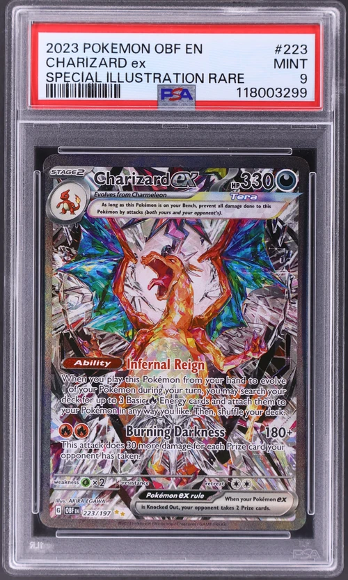 2023 Pokemon Obf En-Obsidian Flames #223 Charizard Ex Special Illustration Rare