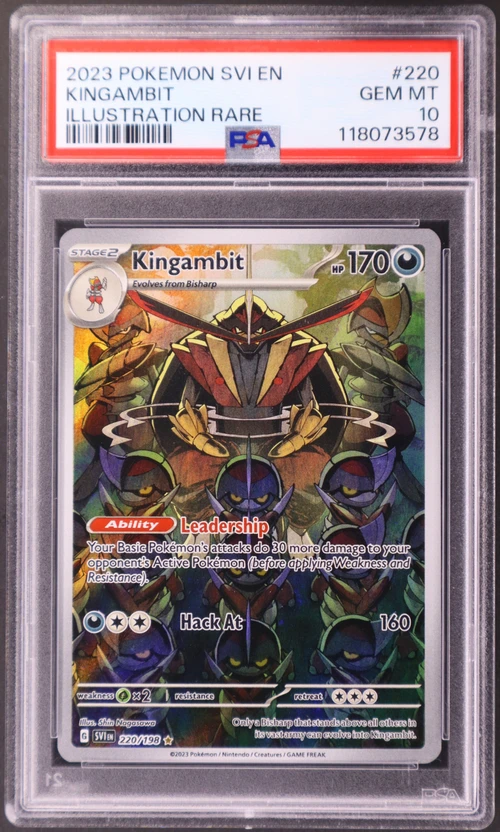 2023 Pokemon Svi En-Scarlet & Violet #220 Kingambit Illustration Rare