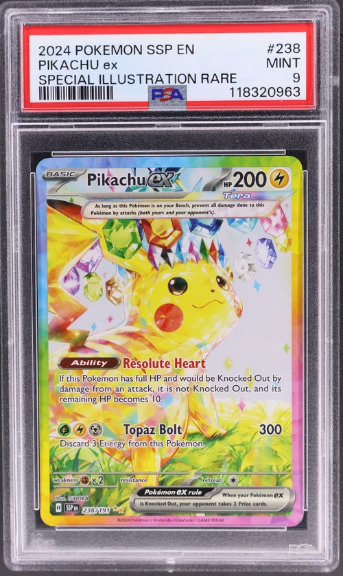 2024 Pokemon Ssp En-Surging Sparks #238 Pikachu Ex Special Illustration Rare