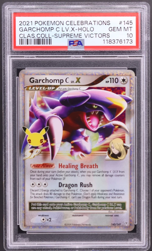 2021 Pokemon Celebrations Classic Collection #145 Garchomp C Lv.x-Holo