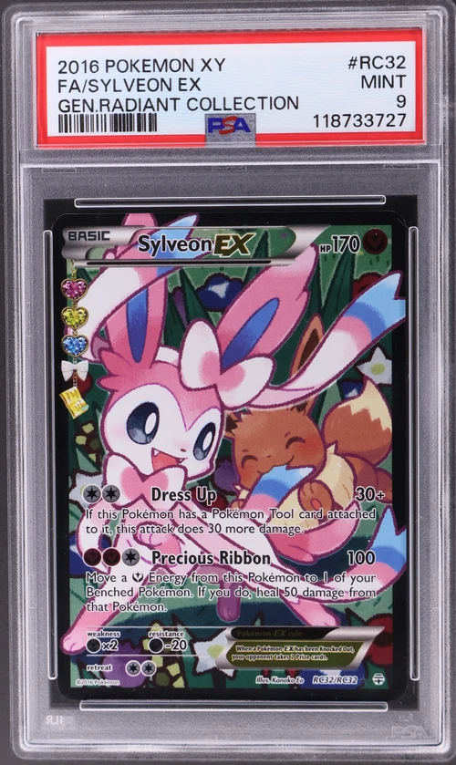 2016 Pokemon Xy Generations Radiant Collection #RC32 Full Art / Sylveon Ex