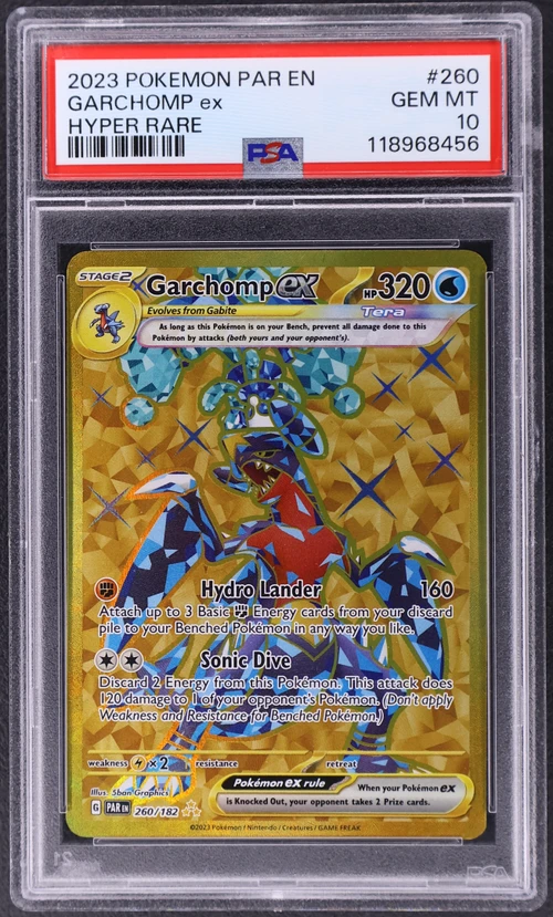 2023 Pokemon Par En-Paradox Rift #260 Garchomp Ex Hyper Rare