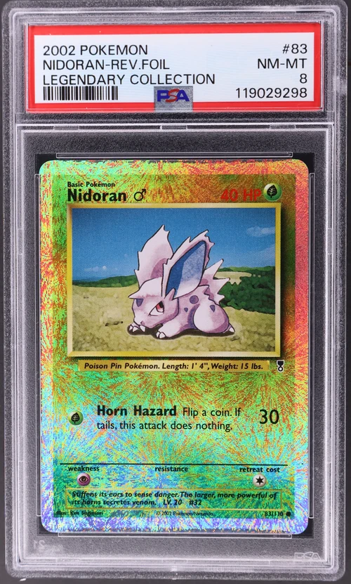 2002 Pokemon Legendary Collection #83 Nidoran-Reverse Foil