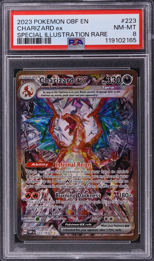 2023 Pokemon Obf En-Obsidian Flames #223 Charizard Ex Special Illustration Rare