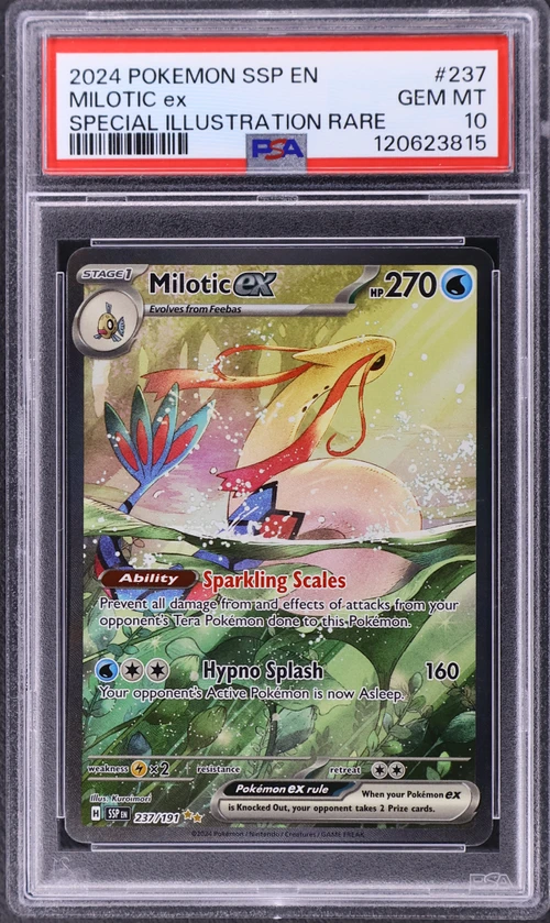 2024 Pokemon Ssp En-Surging Sparks #237 Milotic Ex Special Illustration Rare