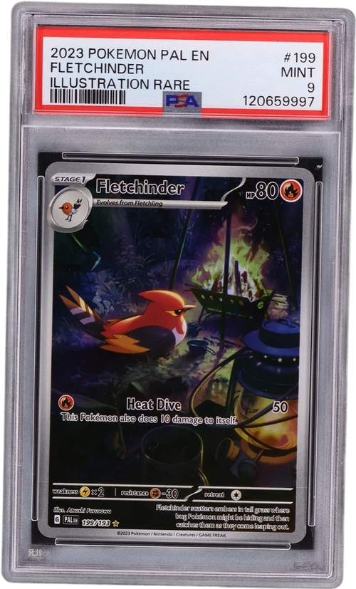 2023 Pokemon Pal En-Paldea Evolved #199 Fletchinder Illustration Rare