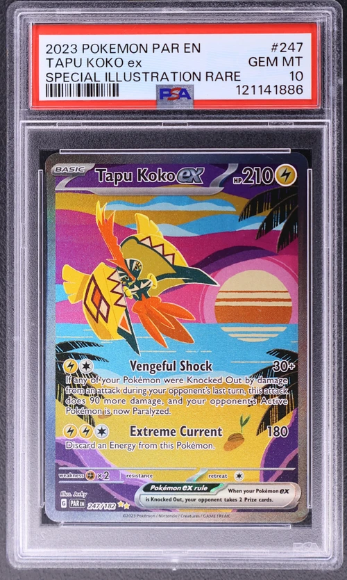 2023 Pokemon Par En-Paradox Rift #247 Tapu Koko Ex Special Illustration Rare