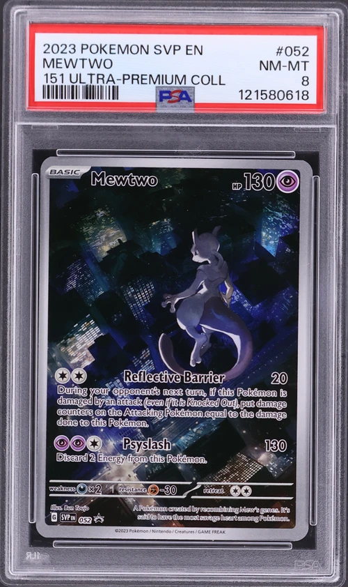 2023 Pokemon Svp En-Sv Black Star Promo #052 Mewtwo 151 Ultra-Premium Collection
