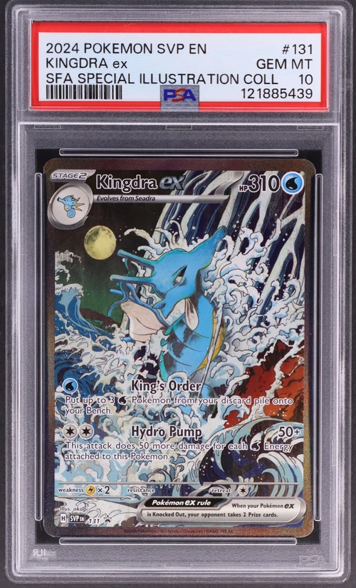 2024 Pokemon Svp En-Sv Black Star Promo #131 Kingdra Ex Shrouded Fable Special Illustration Collection
