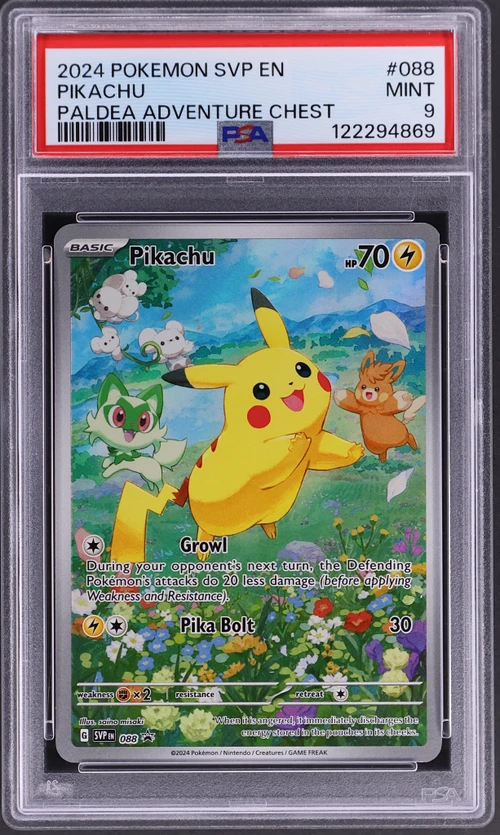 2024 Pokemon Svp En-Sv Black Star Promo #088 Pikachu Paldea Adventure Chest