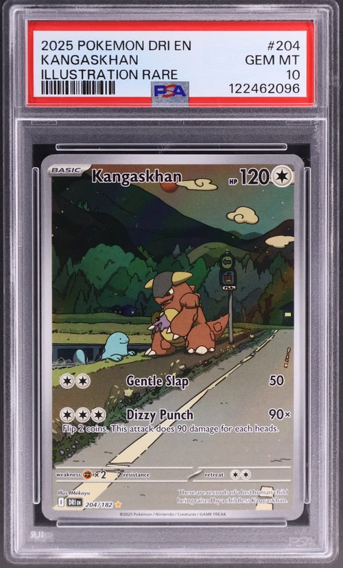 2025 Pokemon Dri En-Destined Rivals #204 Kangaskhan Illustration Rare