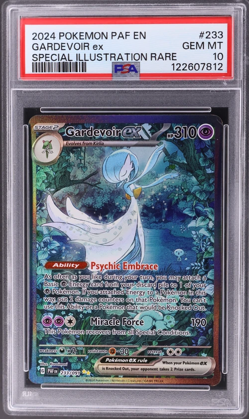 2024 Pokemon Paf En-Paldean Fates #233 Gardevoir Ex Special Illustration Rare