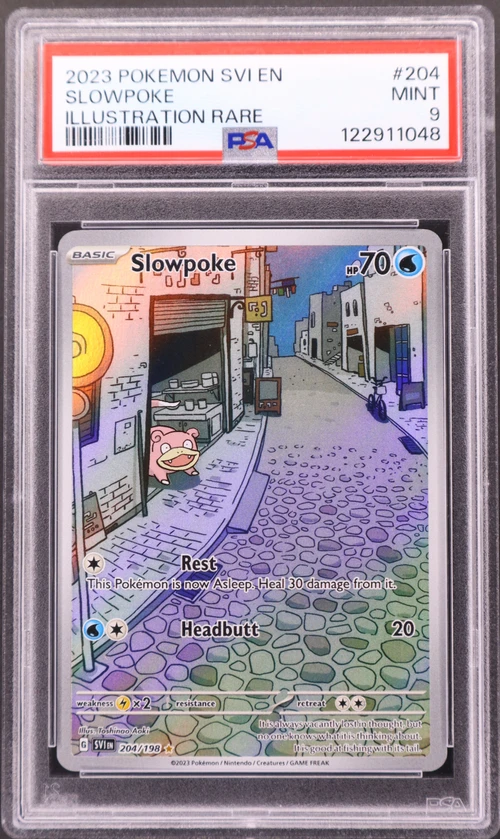 2023 Pokemon Svi En-Scarlet & Violet #204 Slowpoke Illustration Rare