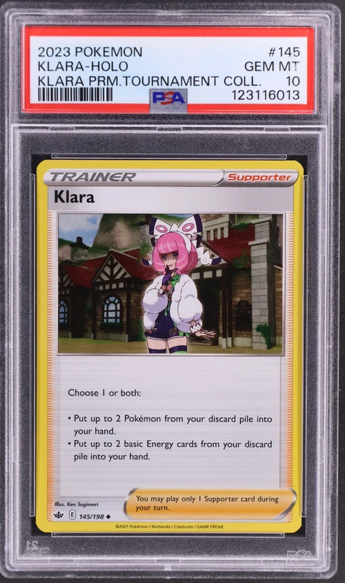 2023 Pokemon Klara Premium Tournament Collection #145 Klara-Holo