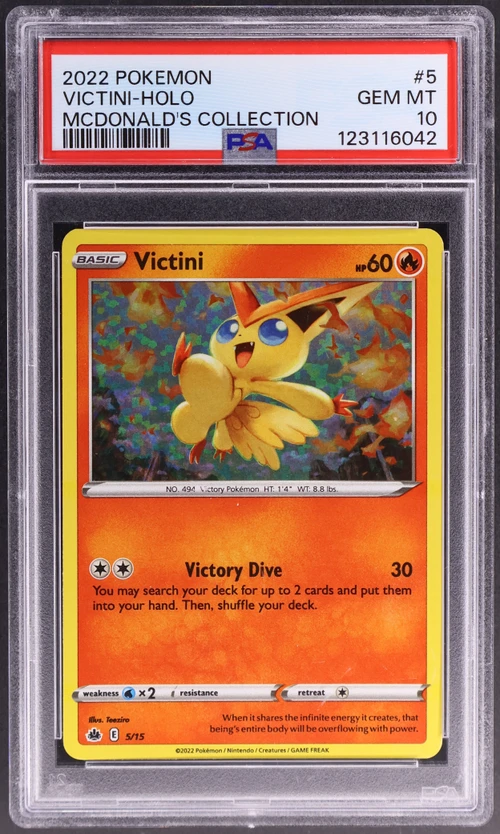 2022 Pokemon Mcdonald's Collection #5 Victini-Holo