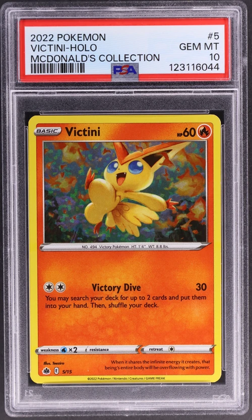 2022 Pokemon Mcdonald's Collection #5 Victini-Holo