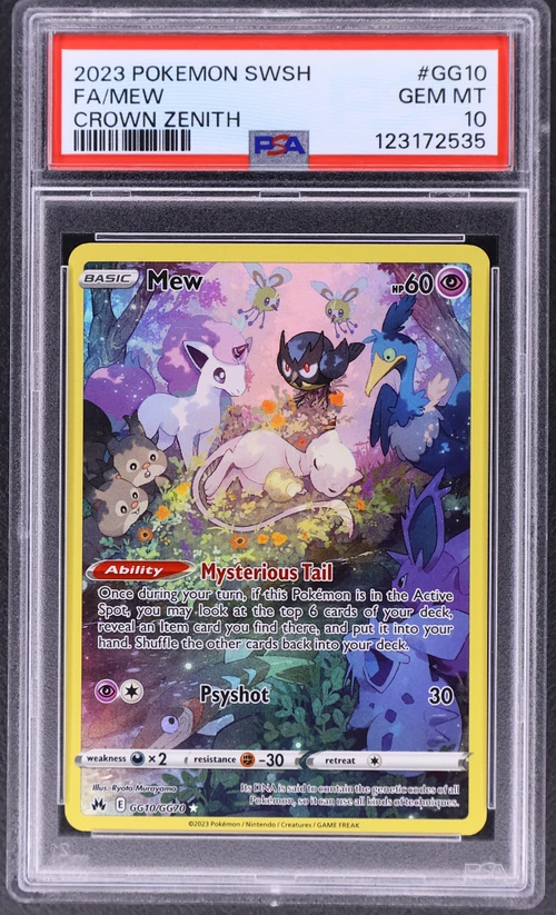 2023 Pokemon Sword and Shield Crown Zenith #GG10 Full Art / Mew
