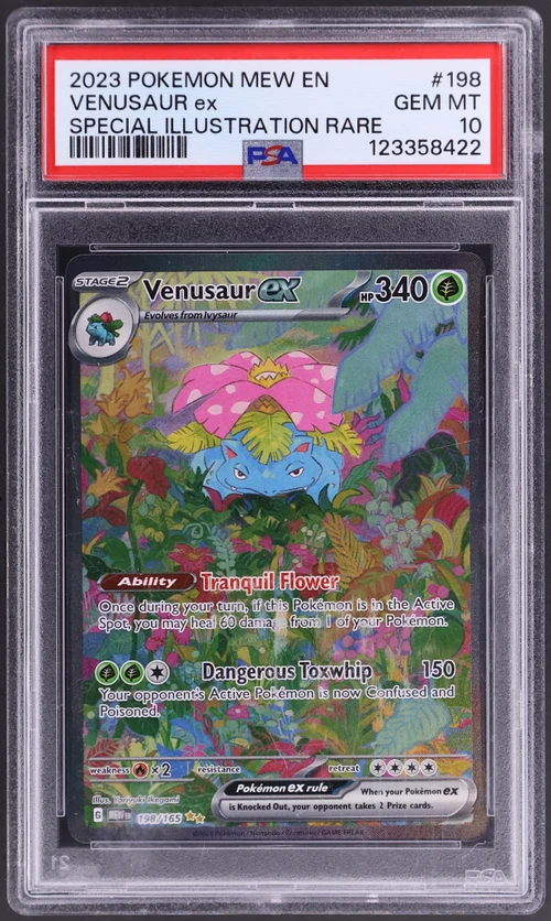 2023 Pokemon Mew En-151 #198 Venusaur Ex Special Illustration Rare