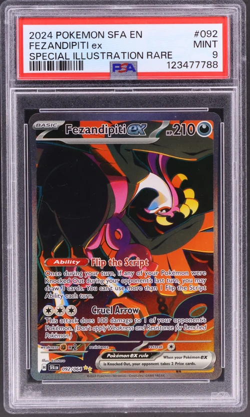 2024 Pokemon Sfa En-Shrouded Fable #092 Fezandipiti Ex Special Illustration Rare