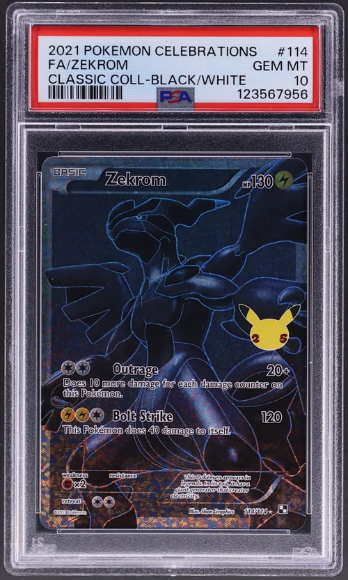 2021 Pokemon Celebrations Classic Collection #114 Full Art / Zekrom