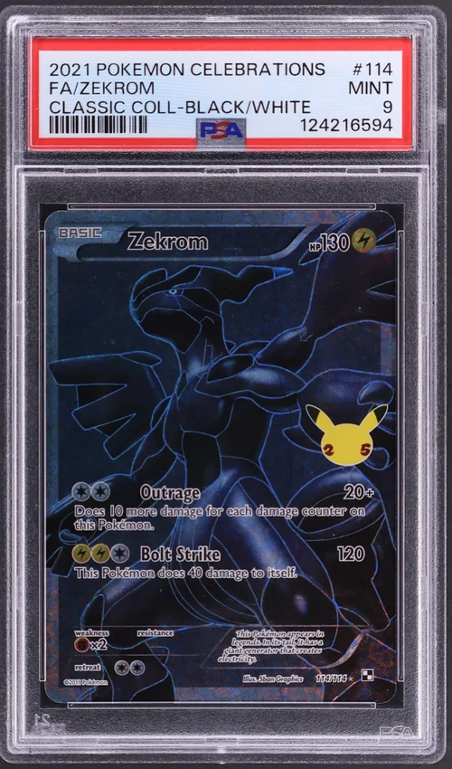 2021 Pokemon Celebrations Classic Collection #114 Full Art / Zekrom