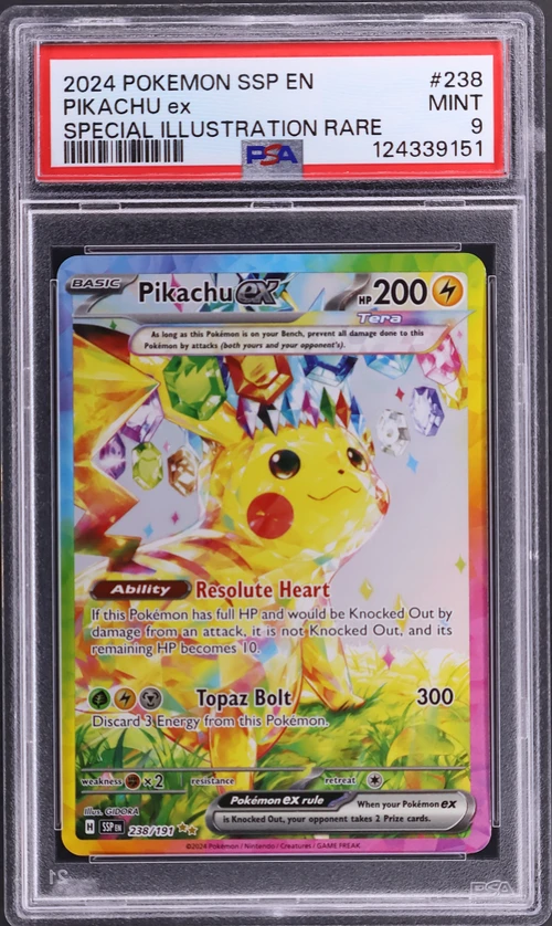2024 Pokemon Ssp En-Surging Sparks #238 Pikachu Ex Special Illustration Rare
