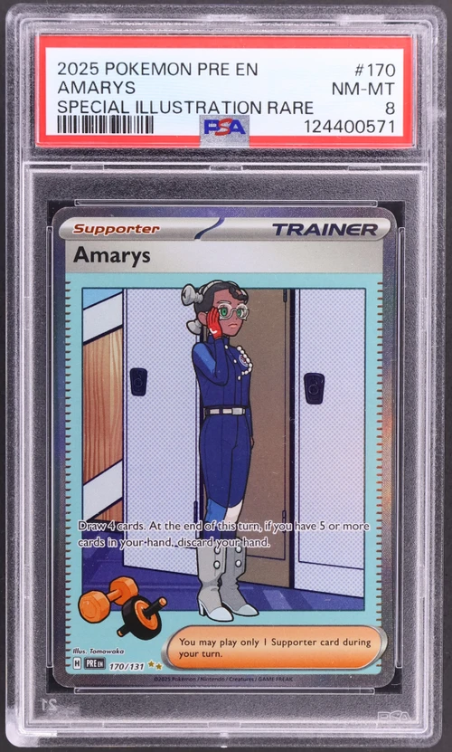 2025 Pokemon Pre En-Prismatic Evolutions #170 Amarys Special Illustration Rare