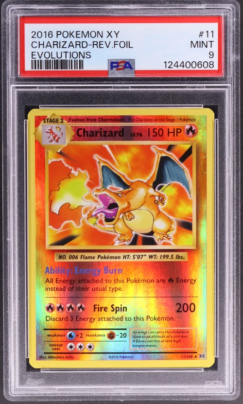 2016 Pokemon Xy Evolutions #11 Charizard-Reverse Foil
