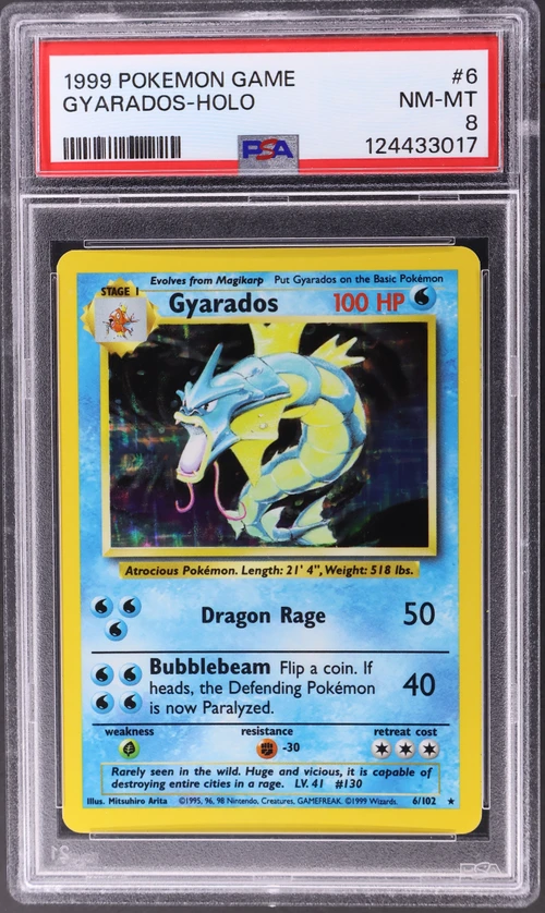 1999 Pokemon Game #6 Gyarados-Holo