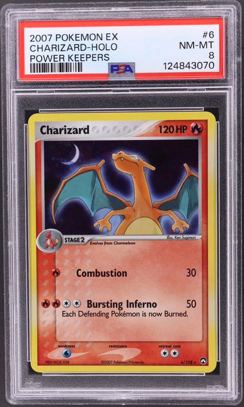 2007 Pokemon Ex Power Keepers #6 Charizard-Holo