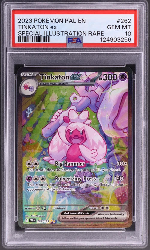 2023 Pokemon Pal En-Paldea Evolved #262 Tinkaton Ex Special Illustration Rare