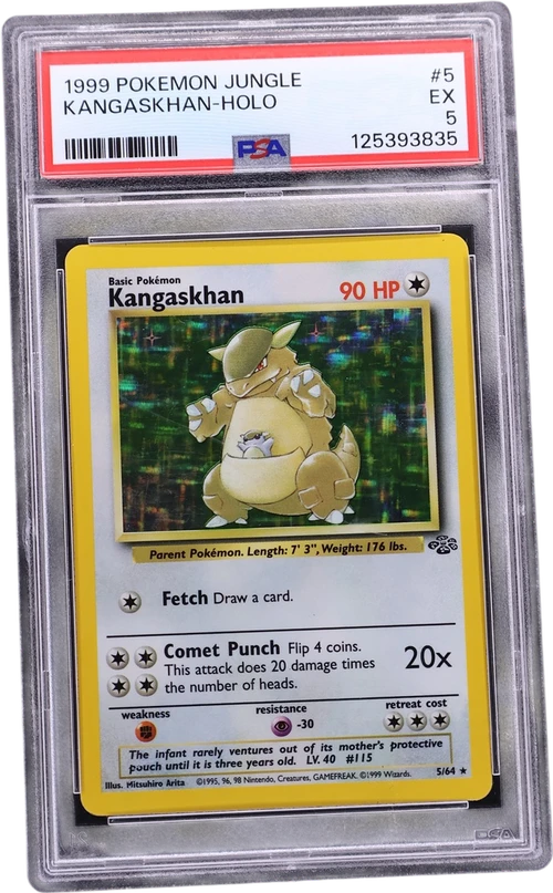 1999 Pokemon Jungle #5 Kangaskhan-Holo