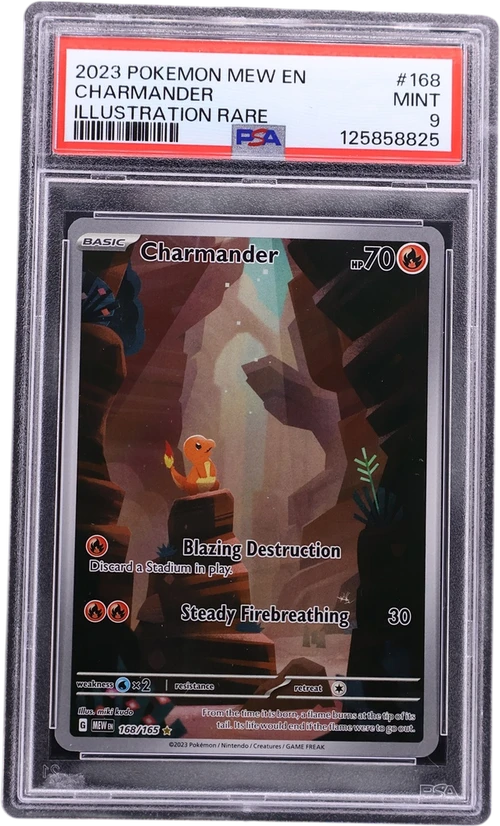 2023 Pokemon Mew En-151 #168 Charmander Illustration Rare